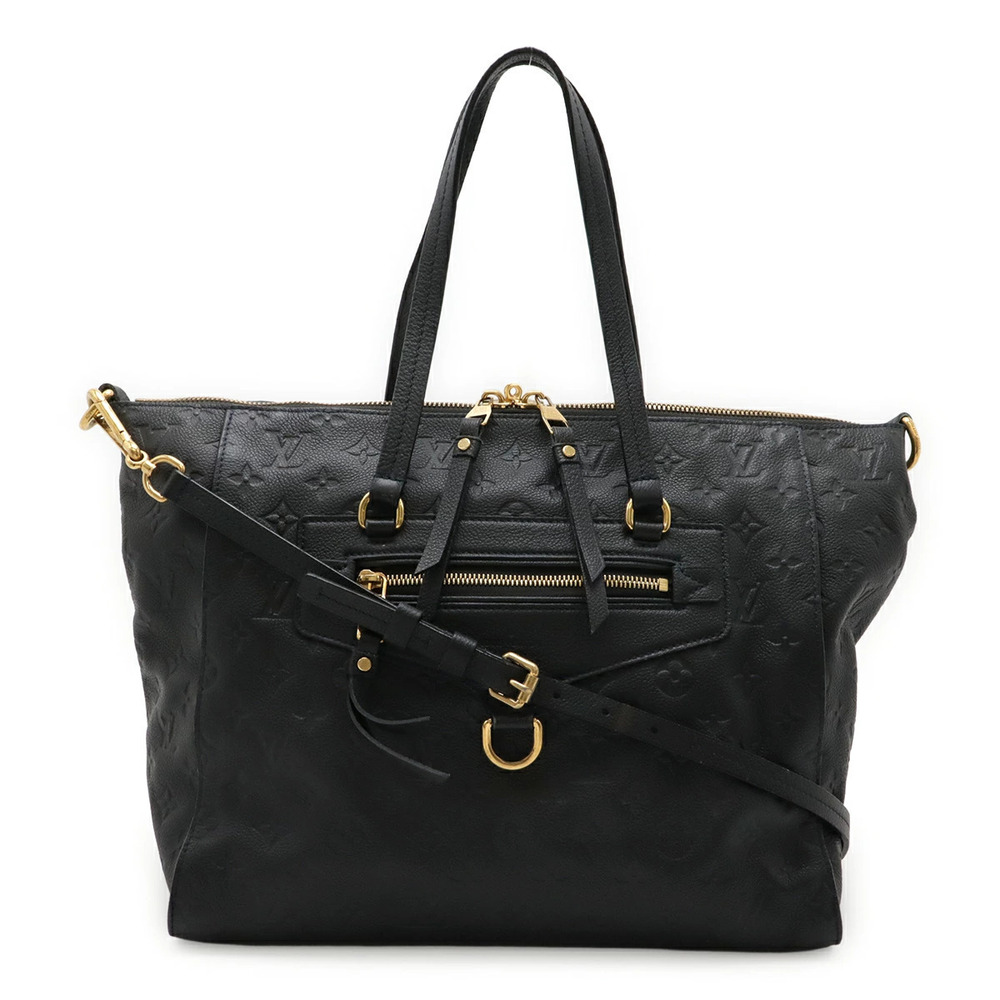 LOUIS VUITTON Empreinte Lumineuse Tote Bag Leather Infini Black